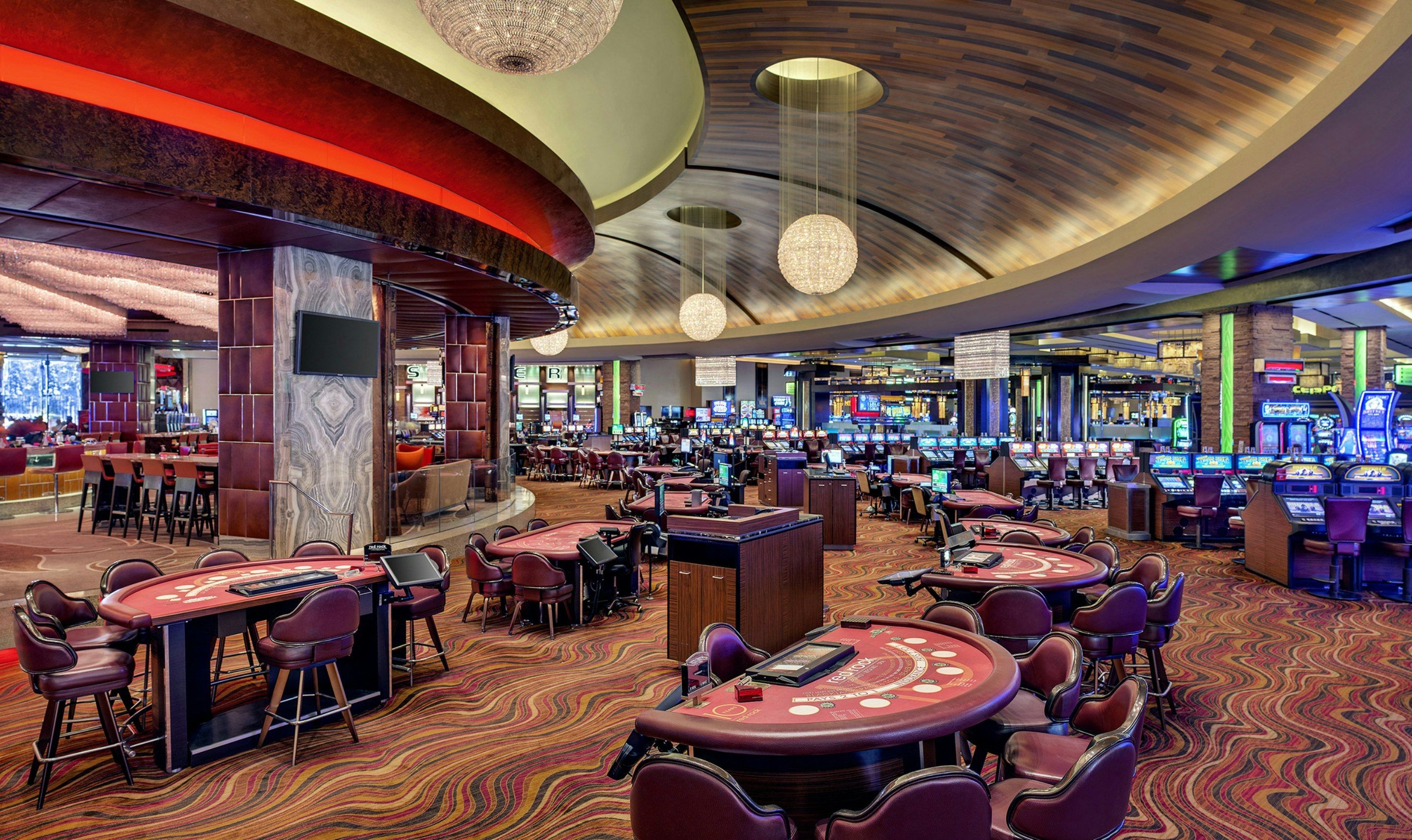 Elegantly arranged lounge space